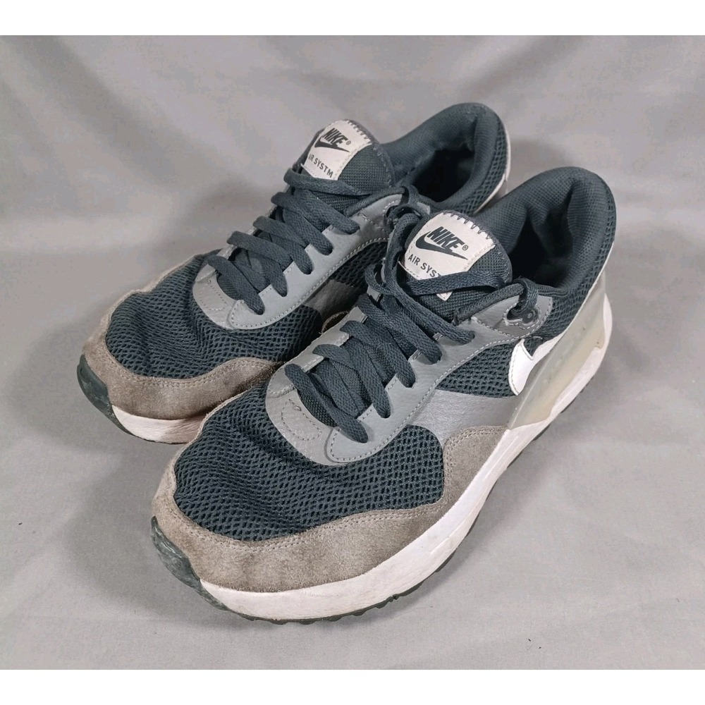 Nike Air‎ Max SYSTM Mens 12 Gray White Athletic Running Shoes Sneakers